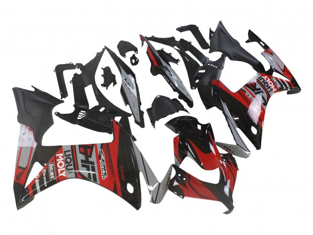 2013-2015 Red Silver Glossy Black Honda CBR500R Motorcycle Fairings