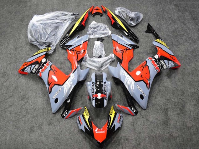 2013-2015 Glossy Nardo Grey Yellow Glossy Black Repsol HRC Red Bull Honda CBR500R Motorcycle Fairings