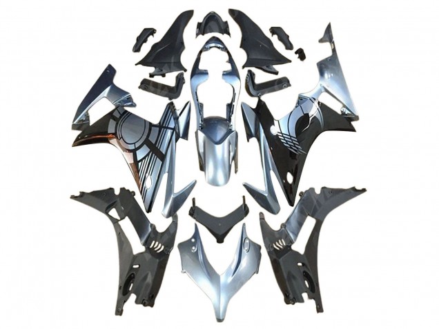 2013-2015 Silver Glossy Black Honda CBR500R Motorcycle Fairing Kits