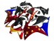 2013-2015 Red Blue Yellow Star Honda CBR500R Motorcycle Fairings