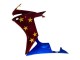 2013-2015 Red Blue Yellow Star Honda CBR500R Motorcycle Fairings