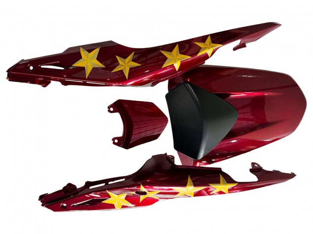 2013-2015 Red Blue Yellow Star Honda CBR500R Motorcycle Fairings