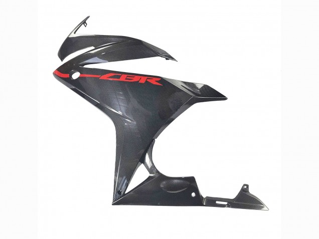 2016-2018 Black Carbon Fiber Red Honda CBR500R Motorcycle Fairings