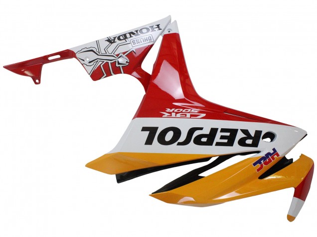 2016-2018 Yellow White Red Repsol HRC Honda CBR500R Motorcycle Fairings