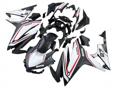 2016-2018 White Red Matte Black Honda CBR500R Motorcycle Fairings