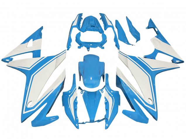 2016-2018 Light Blue White Honda CBR500R Motorcycle Fairings