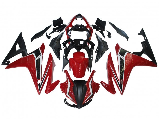 2016-2018 Red White Matte Black Honda CBR500R Motorcycle Fairings