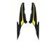 2019-2023 Matte Black Yellow Honda CBR500R Motorcycle Fairings