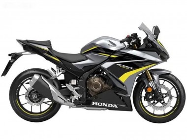 2019-2023 Silver Yellow Glossy Black Honda CBR500R Motorcycle Fairings