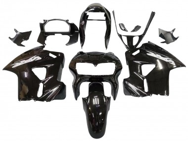 1998-2001 Glossy Black Honda VFR 800 Motorcycle Fairings