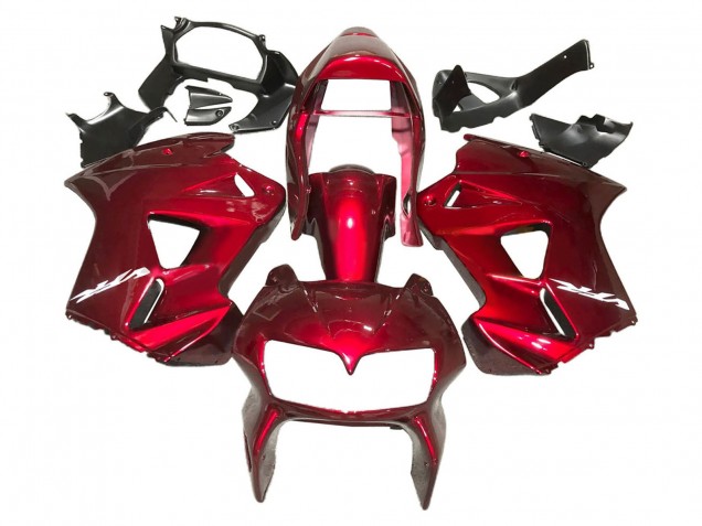 1998-2001 Red Honda VFR 800 Motorcycle Fairings