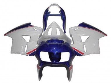 1998-2001 White Blue Red Honda VFR 800 Motorcycle Fairings