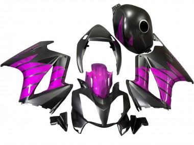 2002-2013 Purple Matte Black Honda VFR 800 Motorcycle Fairings