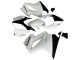 2002-2013 Pearl White Glossy Black Decal Honda VFR 800 Motorcycle Fairings