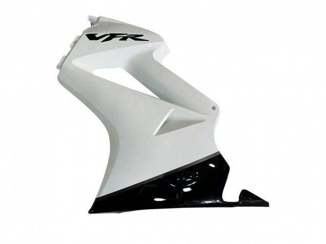 2002-2013 Pearl White Glossy Black Decal Honda VFR 800 Motorcycle Fairings