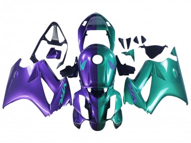 2002-2013 Purple Green Honda VFR 800 Motorcycle Fairings