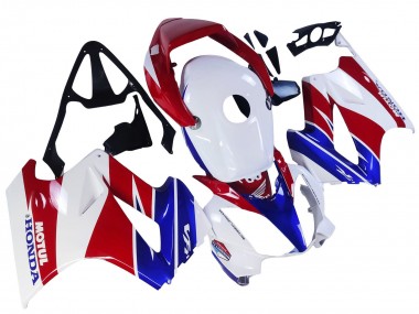 2002-2013 White Red Blue Motul Honda VFR 800 Motorcycle Fairings