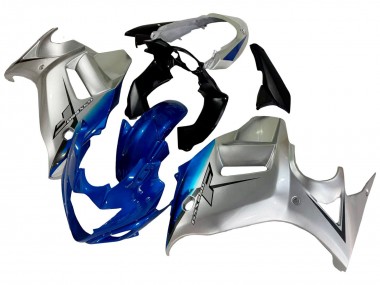 2008-2013 Silver Blue Suzuki GSX650F Motorcycle Fairings
