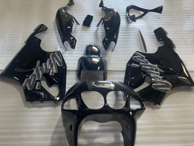 1996-2003 Glossy Black Kawasaki ZX7R Motorcycle Fairings