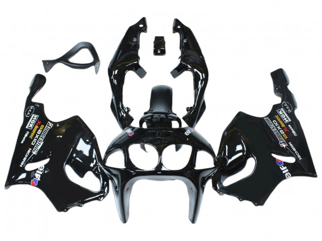 1996-2003 Glossy Black Elf Kawasaki ZX7R Motorcycle Fairings