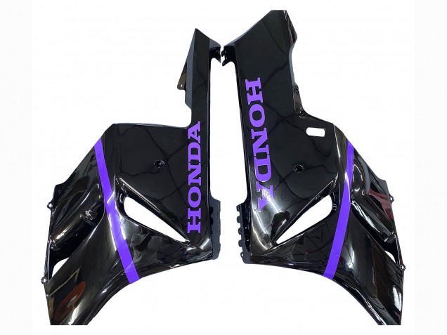2004-2005 Glossy Black Purple Stripe Honda CBR1000RR Motorcycle Fairings