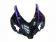 2004-2005 Glossy Black Purple Stripe Honda CBR1000RR Motorcycle Fairings
