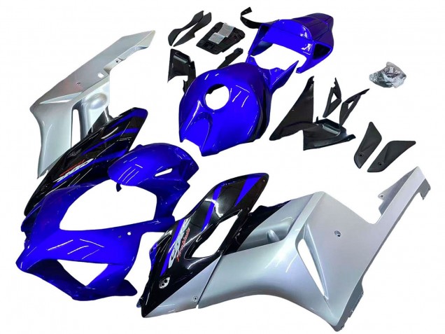 2004-2005 Silver Blue Glossy Black Honda CBR1000RR Motorcycle Fairings