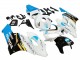2004-2005 White Light Blue Yellow Black Konica Minolta Honda CBR1000RR Motorcycle Fairings