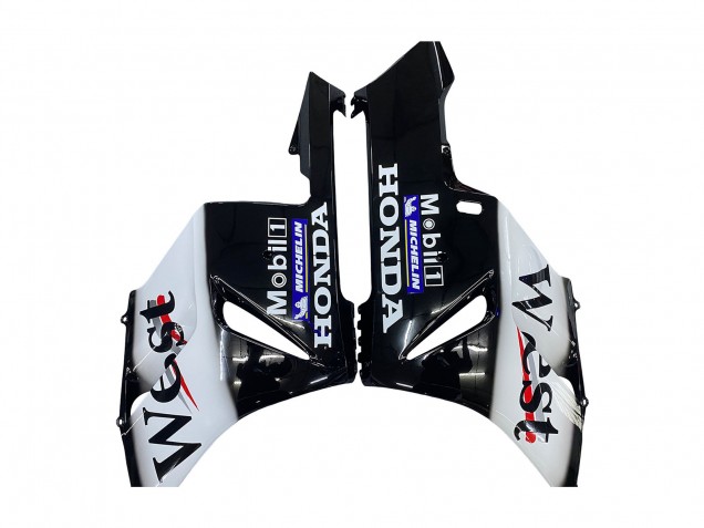 2004-2005 Glossy Black White West Honda CBR1000RR Motorcycle Fairings