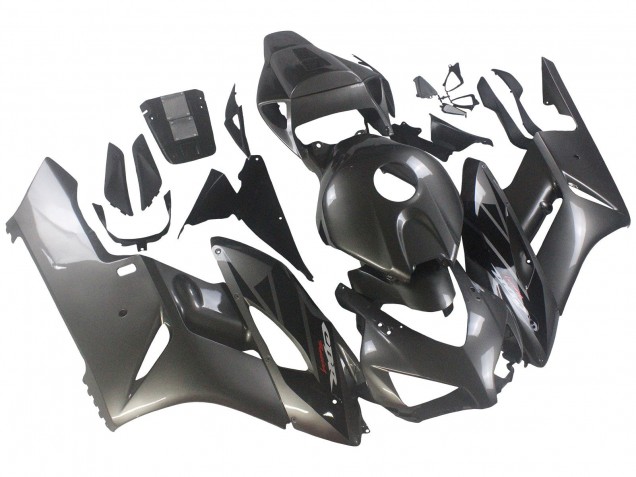 2004-2005 Glossy Grey Glossy Black Honda CBR1000RR Motorcycle Fairings