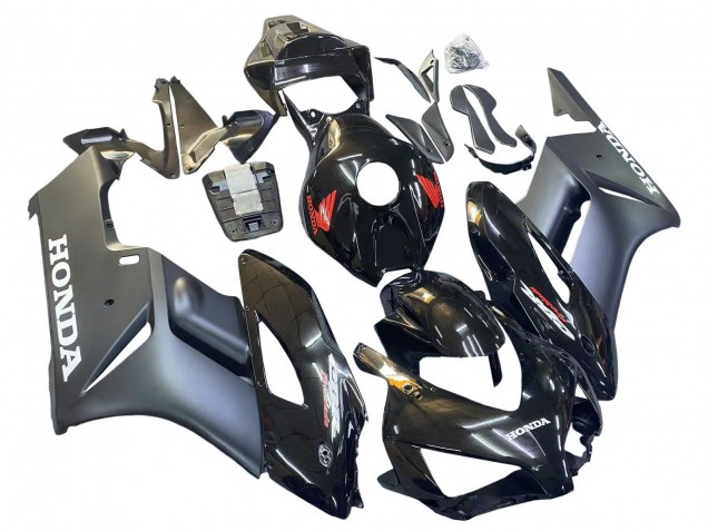 2004-2005 Glossy Black Matte Grey Red Fireblade Honda CBR1000RR Motorcycle Fairings