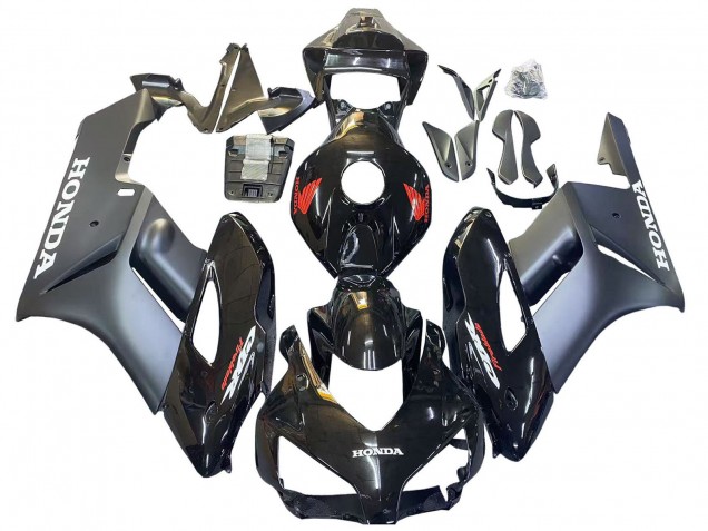 2004-2005 Glossy Black Matte Grey Red Fireblade Honda CBR1000RR Motorcycle Fairings
