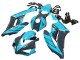2004-2005 Light Blue Glossy Black Honda CBR1000RR Motorcycle Fairings