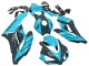 2004-2005 Light Blue Glossy Black Honda CBR1000RR Motorcycle Fairings