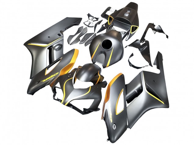 2004-2005 Matte Grey Gold Honda CBR1000RR Motorcycle Fairings