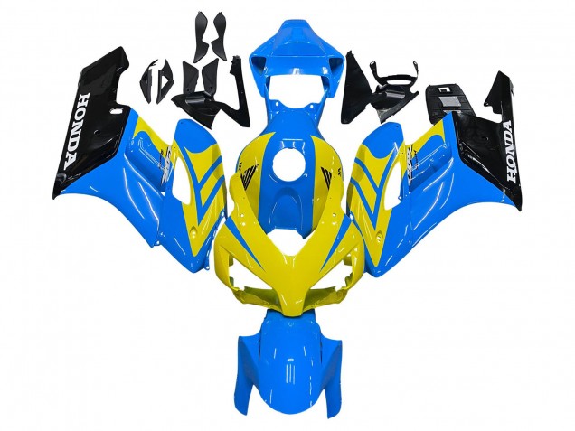 2004-2005 Blue Yellow Glossy Black Honda CBR1000RR Motorcycle Fairings