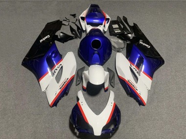 2004-2005 White Blue Red Castrol Honda CBR1000RR Motorcycle Fairings