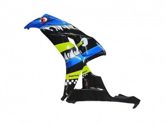 2006-2007 Blue Fluorescent Green Glossy Black Shark 46 Honda CBR1000RR Motorcycle Fairings