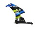 2006-2007 Blue Fluorescent Green Glossy Black Shark 46 Honda CBR1000RR Motorcycle Fairings