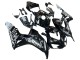 2006-2007 Glossy Black Gold SevenStars Honda CBR1000RR Motorcycle Fairings