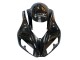 2006-2007 Glossy Black Gold SevenStars Honda CBR1000RR Motorcycle Fairings