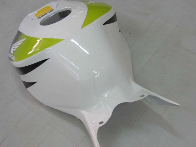 2006-2007 White Green Glossy Black Hannspree 52 Honda CBR1000RR Motorcycle Fairings