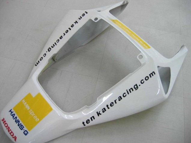 2006-2007 White Green Glossy Black Hannspree 52 Honda CBR1000RR Motorcycle Fairings