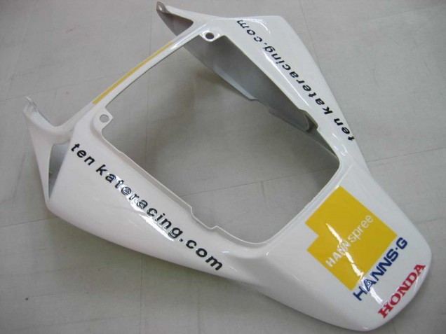 2006-2007 White Green Glossy Black Hannspree 52 Honda CBR1000RR Motorcycle Fairings