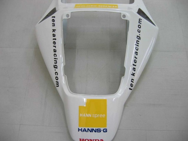 2006-2007 White Green Glossy Black Hannspree 52 Honda CBR1000RR Motorcycle Fairings