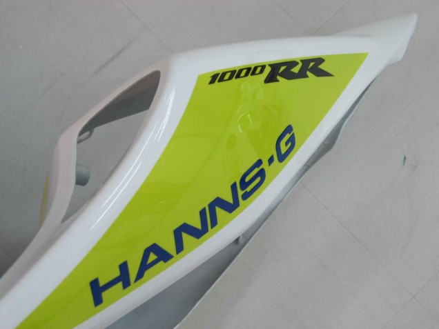 2006-2007 White Green Glossy Black Hannspree 52 Honda CBR1000RR Motorcycle Fairings