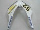 2006-2007 White Green Glossy Black Hannspree 52 Honda CBR1000RR Motorcycle Fairings