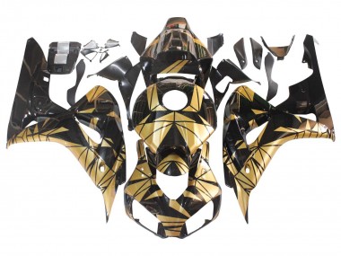 2006-2007 Gold Glossy Black Honda CBR1000RR Motorcycle Fairings