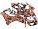 2006-2007 Black Orange Silver Camouflage Honda CBR1000RR Motorcycle Fairings