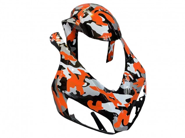 2006-2007 Black Orange Silver Camouflage Honda CBR1000RR Motorcycle Fairings